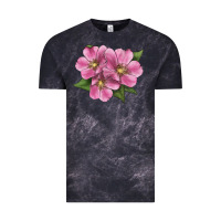 Cloud Black Wild Prairie Rose Illustrations Vintage Tee - LillyAllenDesigns