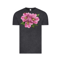 Vintage Black Wild Prairie Rose Illustrations Vintage Tee - LillyAllenDesigns