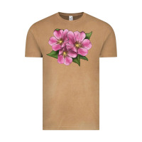 Vintage Camel Wild Prairie Rose Illustrations Vintage Tee - LillyAllenDesigns