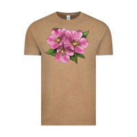 Vintage Coffee Wild Prairie Rose Illustrations Vintage Tee - LillyAllenDesigns