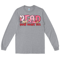 Heather Grey read your heart out Long Sleeve Tee - MaliasSmallBusiness