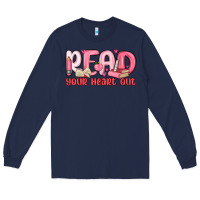 Navy read your heart out Long Sleeve Tee - MaliasSmallBusiness