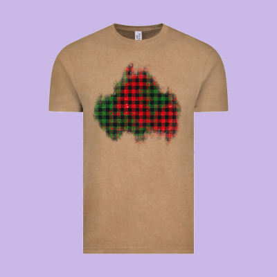 Christmas Glitter Patch Vintage Tee Designed By Adodesignshop