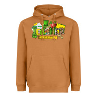 Meerkat teacher st. patricks day Heavyweight Hoodie - NancyCooperArtShop