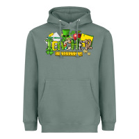 Sage teacher st. patricks day Heavyweight Hoodie - NancyCooperArtShop