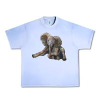 Grape Ice Baby Elephant Urban Heavy Tee - LillyAllenDesigns