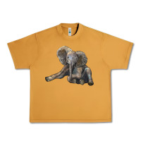 Peanut Butter Baby Elephant Urban Heavy Tee - LillyAllenDesigns