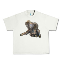 Pistachio Baby Elephant Urban Heavy Tee - LillyAllenDesigns