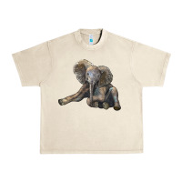 Sandshell Baby Elephant Urban Heavy Tee - LillyAllenDesigns