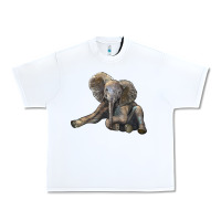 White Baby Elephant Urban Heavy Tee - LillyAllenDesigns