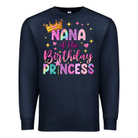 Navy nana of the birthday princess Premium Sweatshirt - NancyCooperArtShop