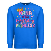 True Royal nana of the birthday princess Premium Sweatshirt - NancyCooperArtShop