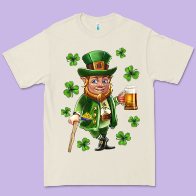 St Patricks Elf Premium Tee Designed By Neo Western