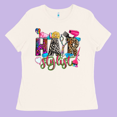 Hairstylist Ladies Tee Designed By Zillion Design Studio