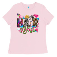 Bubblegum Pink hairstylist Ladies Tee - Zillion Design Studio