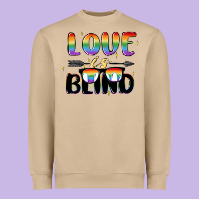 Love Is Blind Heavyweight Sweatshirt Designed By Maliassmallbusiness