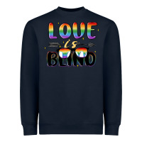 Navy love is blind Heavyweight Sweatshirt - MaliasSmallBusiness