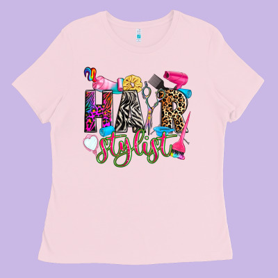 Hairstylist Ladies Tee Designed By Zillion Design Studio