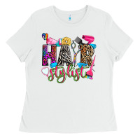 White hairstylist Ladies Tee - Zillion Design Studio