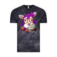 Cloud Black Cute baby lamb halloween Vintage Tee - Jasminsmagicworld