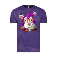 Cloud Purple Cute baby lamb halloween Vintage Tee - Jasminsmagicworld