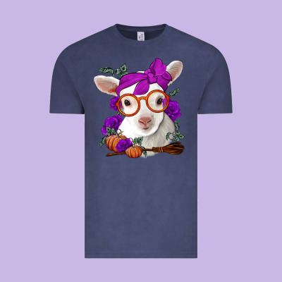 Cute Baby Lamb Halloween Vintage Tee Designed By Jasminsmagicworld