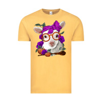 Vintage Mustard Cute baby lamb halloween Vintage Tee - Jasminsmagicworld