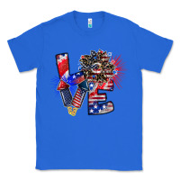 True Royal patriotic Love Classic Tee - CowhideDigitalArt