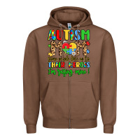 Chestnut autism mom some people look up to their heroes Zipper Hoodie - LillyAllenDesigns
