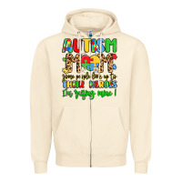 Sandshell autism mom some people look up to their heroes Zipper Hoodie - LillyAllenDesigns