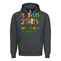 Smoke autism mom some people look up to their heroes Zipper Hoodie - LillyAllenDesigns
