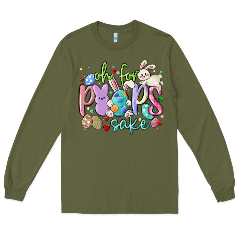 Oh For The Peeps Sake Long Sleeve Tee by MaliasSmallBusiness | Teevron