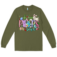 Army Green oh for the peeps sake Long Sleeve Tee - MaliasSmallBusiness