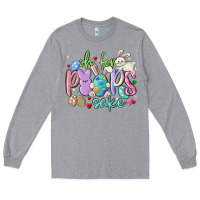 Heather Grey oh for the peeps sake Long Sleeve Tee - MaliasSmallBusiness