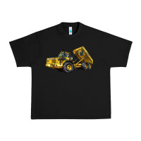 Black Articulated Hauler Urban Heavy Tee - LillyAllenDesigns