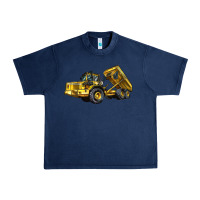 Navy Articulated Hauler Urban Heavy Tee - LillyAllenDesigns