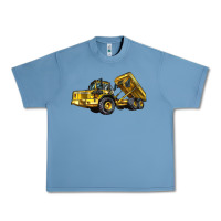 Pebble Blue Articulated Hauler Urban Heavy Tee - LillyAllenDesigns