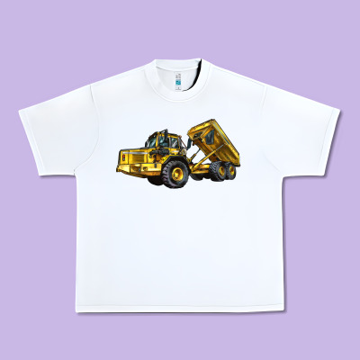 Articulated Hauler Urban Heavy Tee Designed By Lillyallendesigns