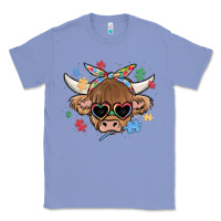 Colony Blue autism awareness cow Classic Tee - MaliasSmallBusiness