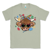 Matcha autism awareness cow Classic Tee - MaliasSmallBusiness