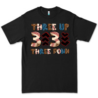 Black three up three down Premium Tee - AdoDesignShop