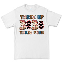 White three up three down Premium Tee - AdoDesignShop