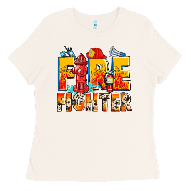 Firefighter Ladies Tee by Zillion Design Studio | Teevron