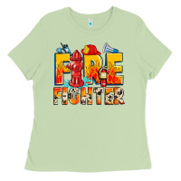 Matcha firefighter Ladies Tee - Zillion Design Studio