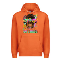 Carrot 80's babe afro messy bun Premium Hoodie - texasbilliewilder
