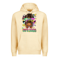 Pina Colada 80's babe afro messy bun Premium Hoodie - texasbilliewilder