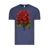 Vintage Denim Oklahoma Rose Illustrations Vintage Tee - LillyAllenDesigns