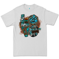 Dove Grey love Premium Tee - SublimationCraftShop