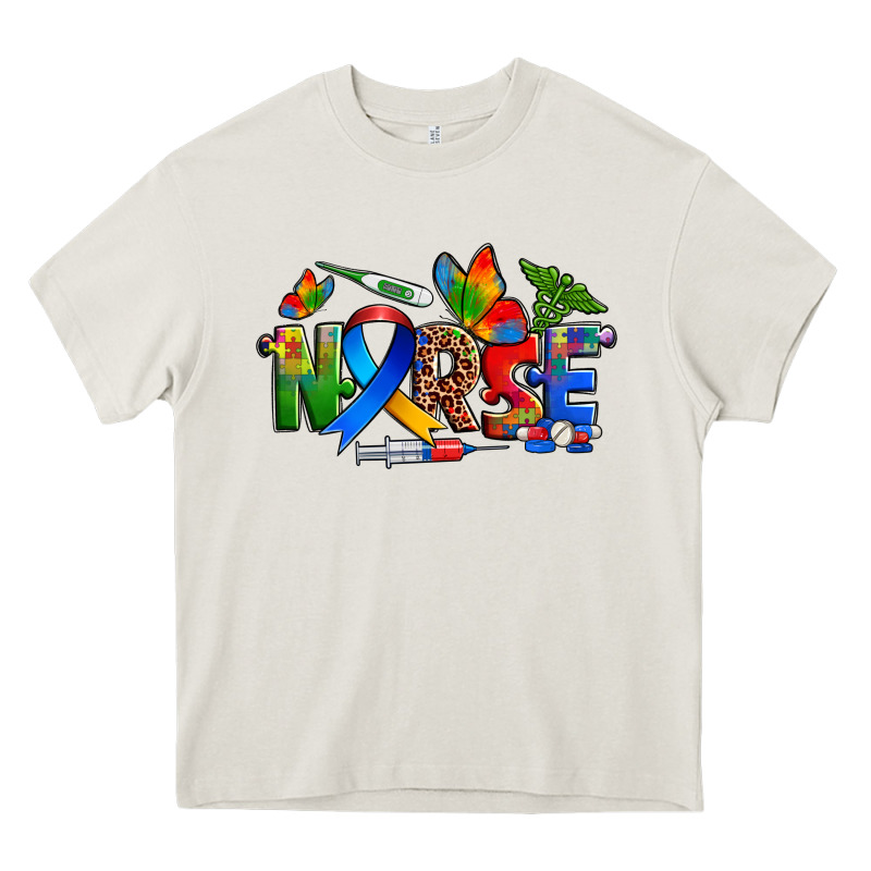 Autism Nurse Heavy Core Tee by Zillion Design Studio | Teevron