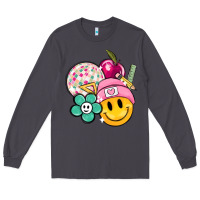 Smoke smiley face and school elementary Long Sleeve Tee - MaliasSmallBusiness